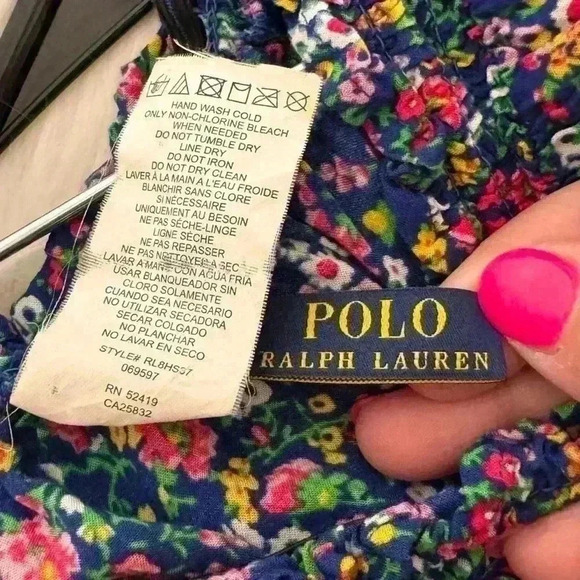 Polo Ralph Lauren Pants - Polo Ralph Lauren floral summer one piece feminine‎ ruffles on edges so cute